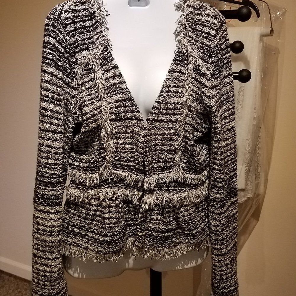 Sweater with fringe
